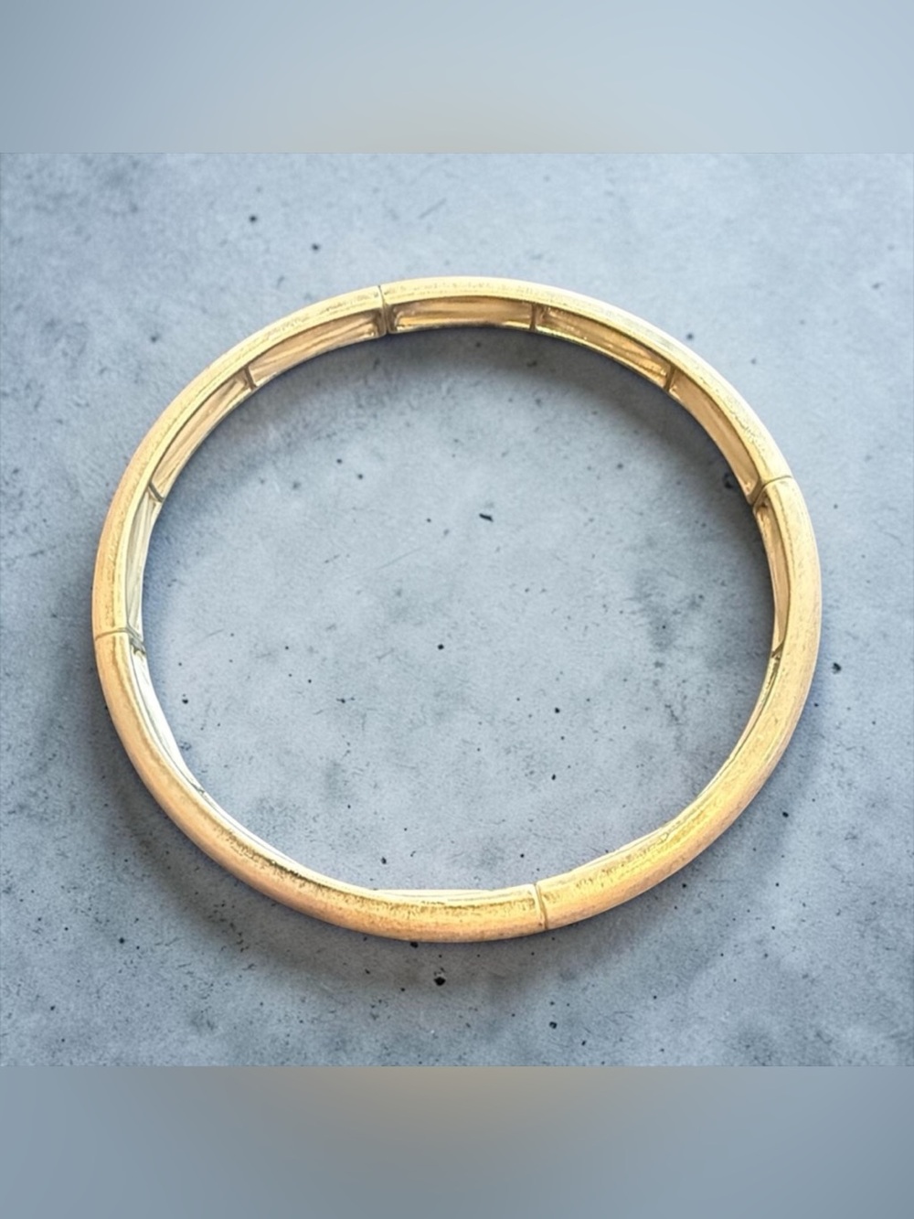 Plunder Silver-Tone Hinged Bangle Bracelet